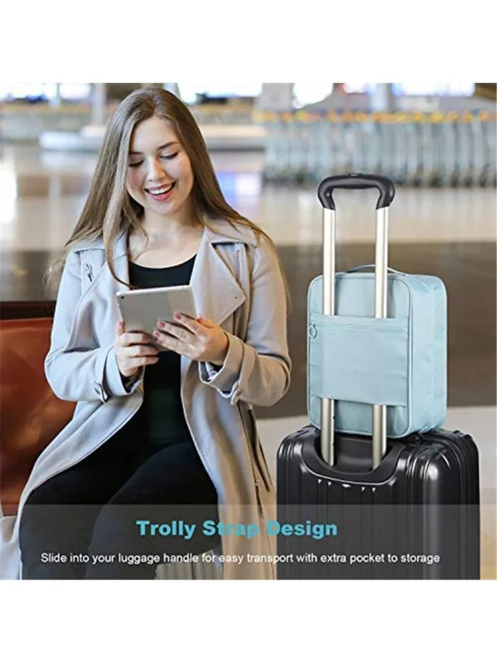 Travel Shoe Organizer Bag 3 Pair Storage Packing Cube Waterproof Luggage Pouch
